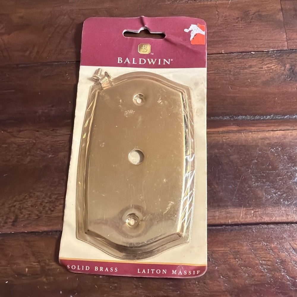 Brass Baldwin Cable Plate Cover